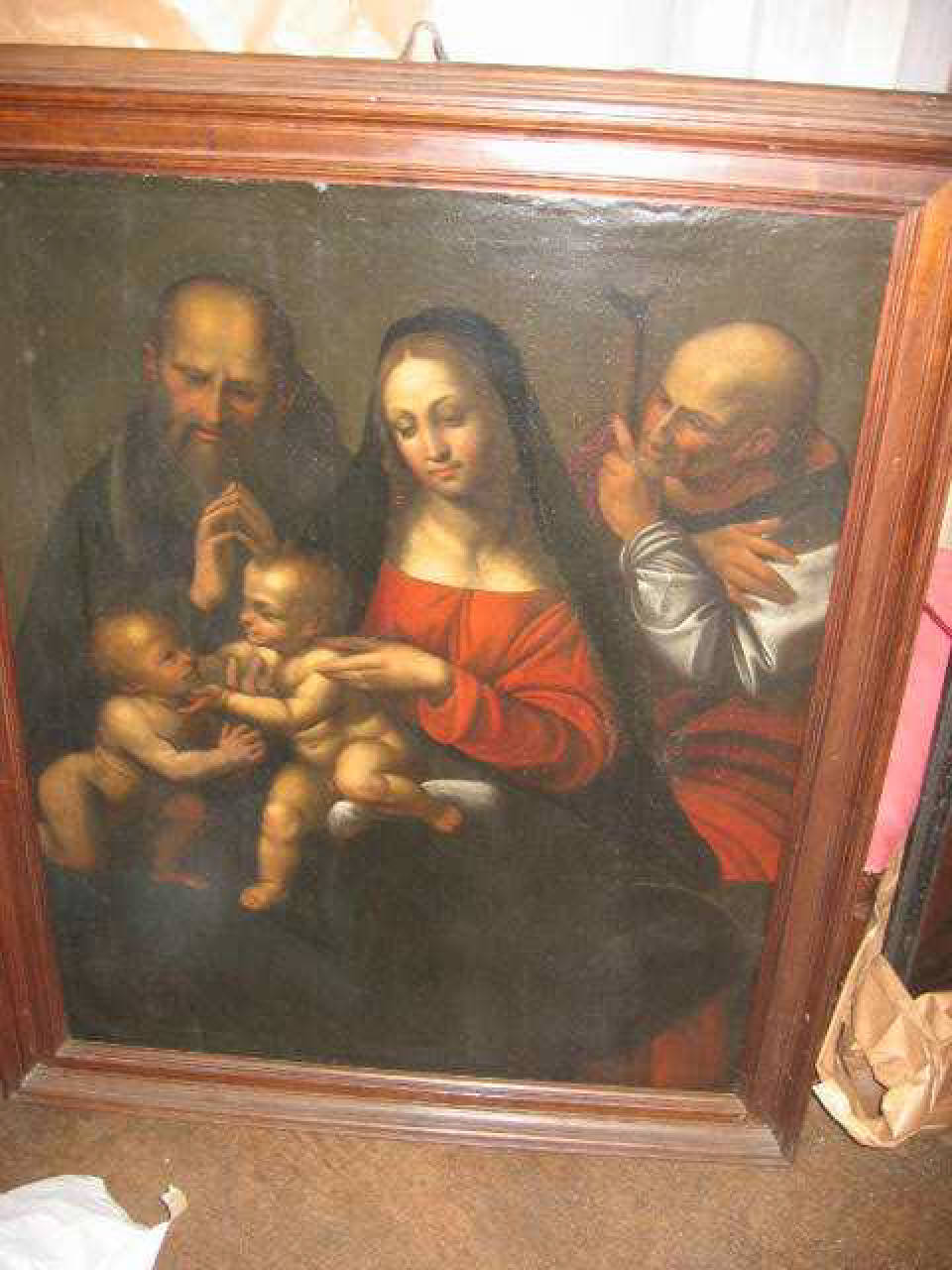 Sacra Famiglia (dipinto) - ambito lombardo (sec. XVII)