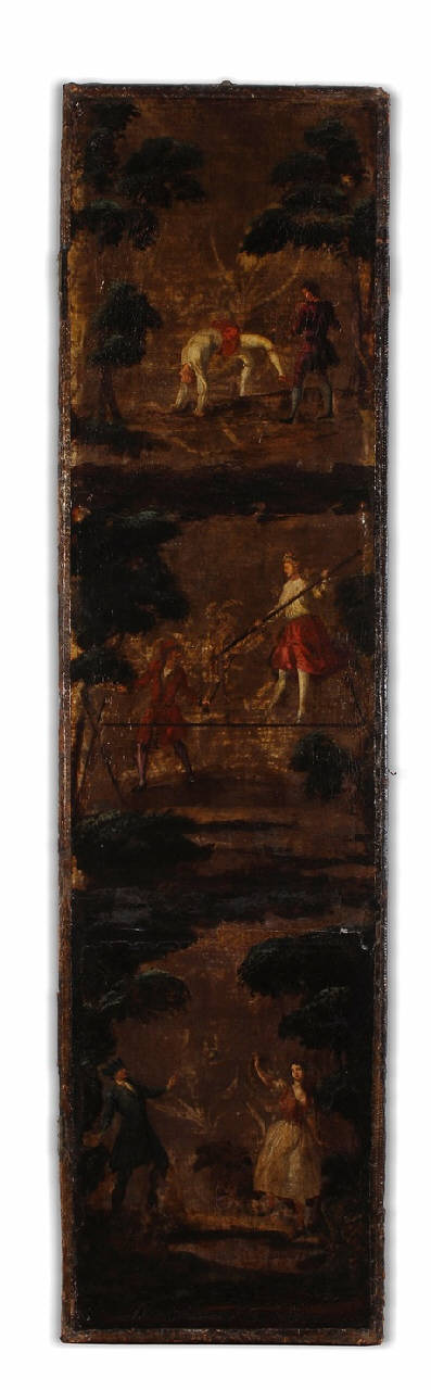 scene di galanteria (dipinto) - ambito Italia settentrionale (sec. XVIII)
