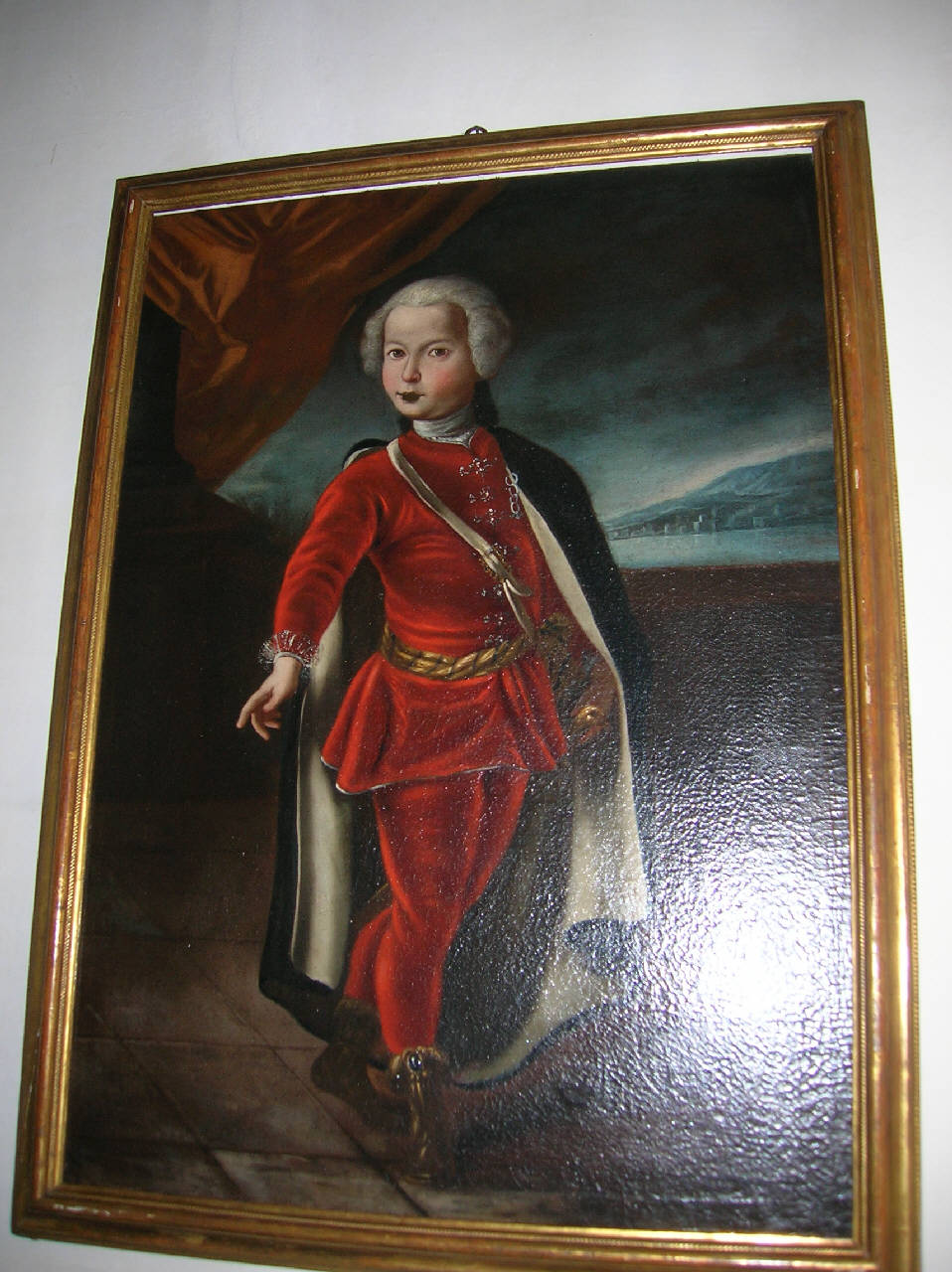 ritratto di piccolo principe (dipinto) - ambito piemontese (sec. XVIII)