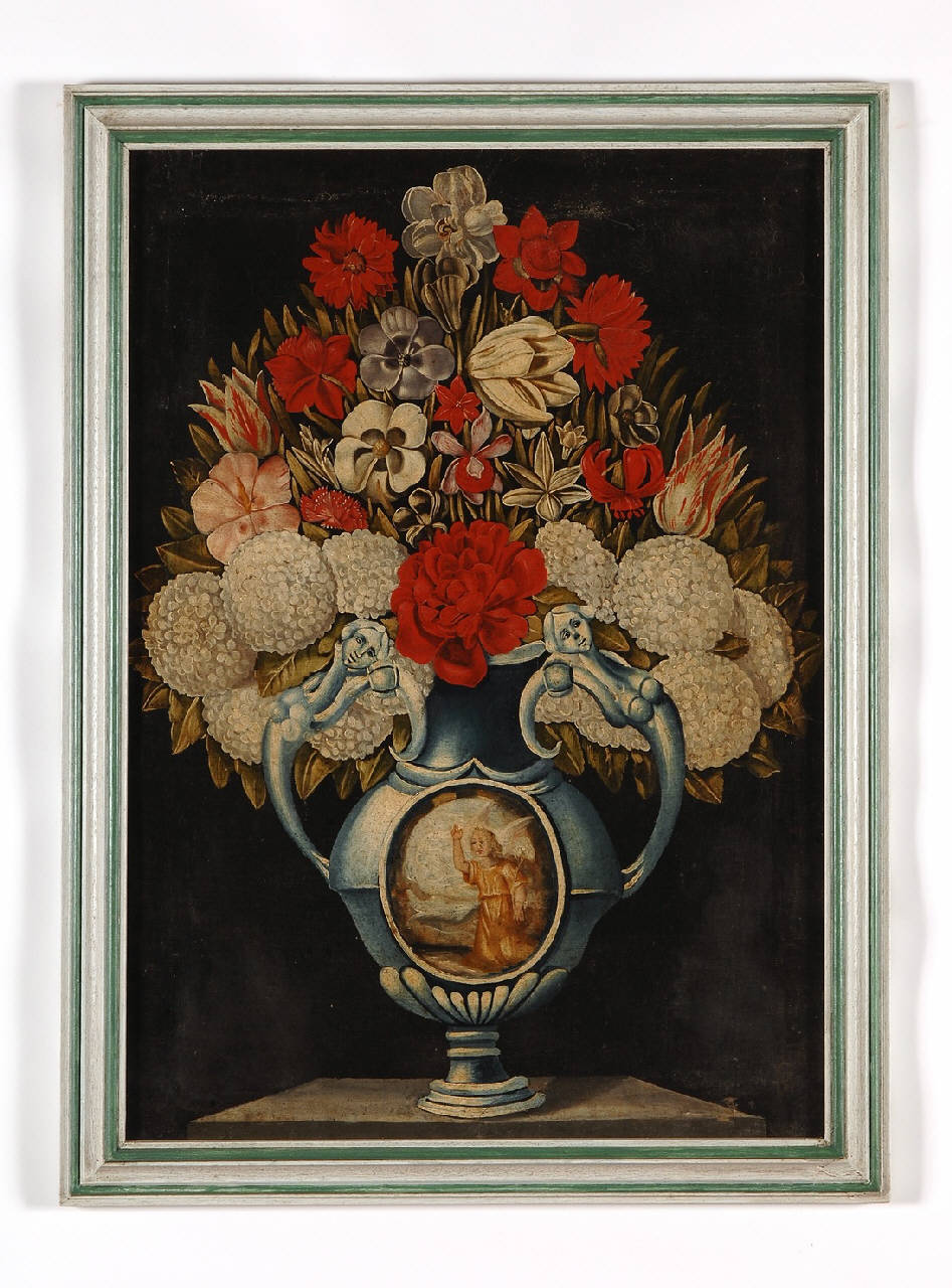 vaso con fiori (dipinto) - ambito lombardo (sec. XVII)