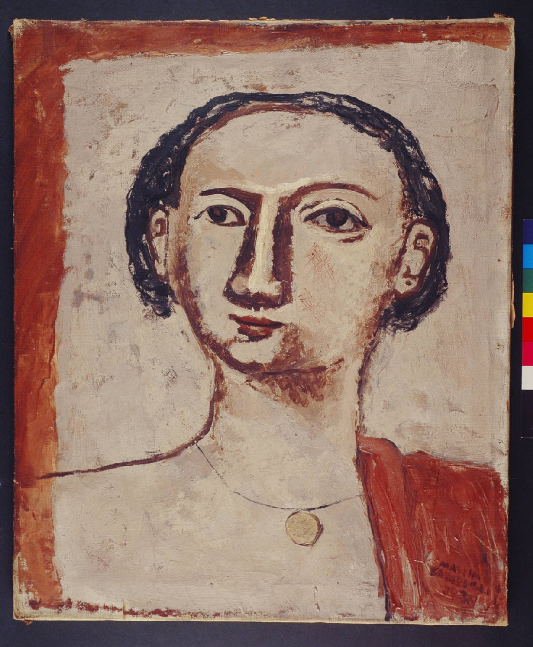 Autoritratto, autoritratto di Massimo Campigli (dipinto) di Campigli, Massimo (sec. XX)