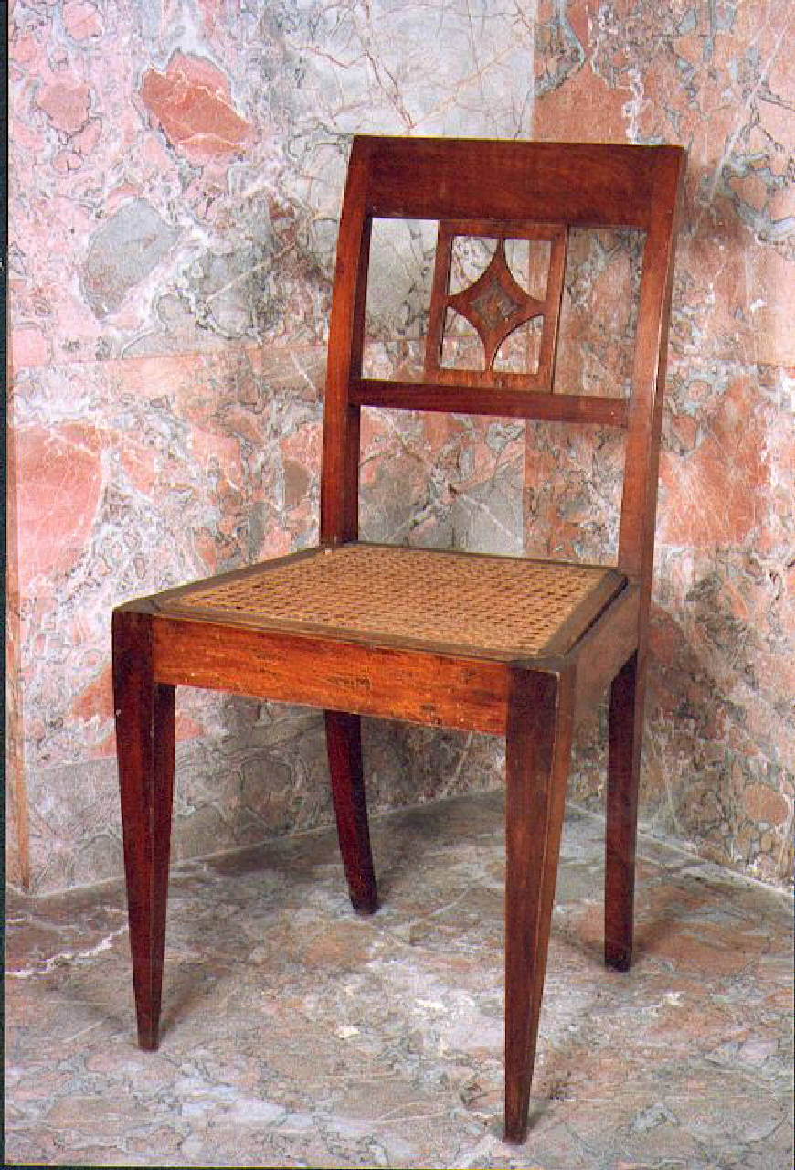 sedia - bottega italiana (sec. XIX)