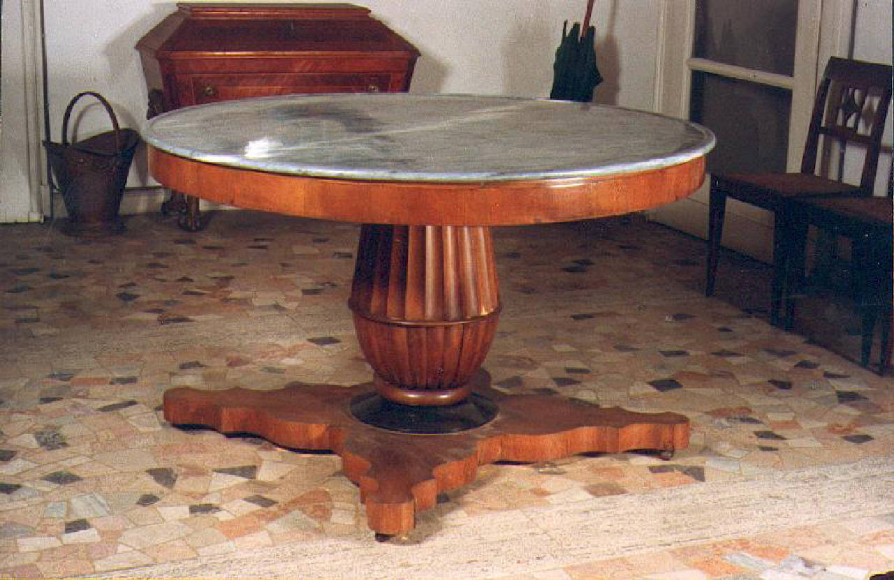 tavolo - bottega italiana (sec. XIX)