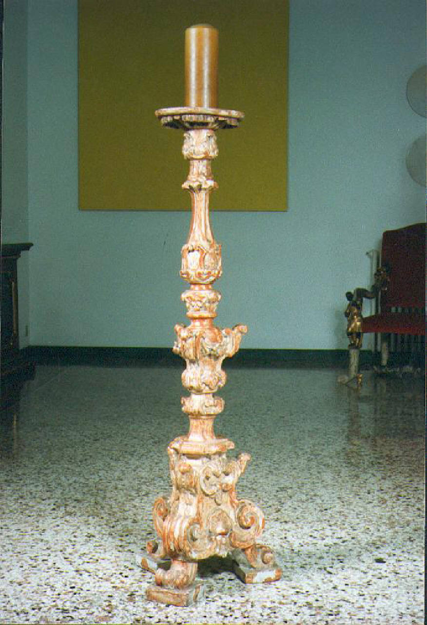 candeliere da chiesa - bottega italiana (sec. XVII)