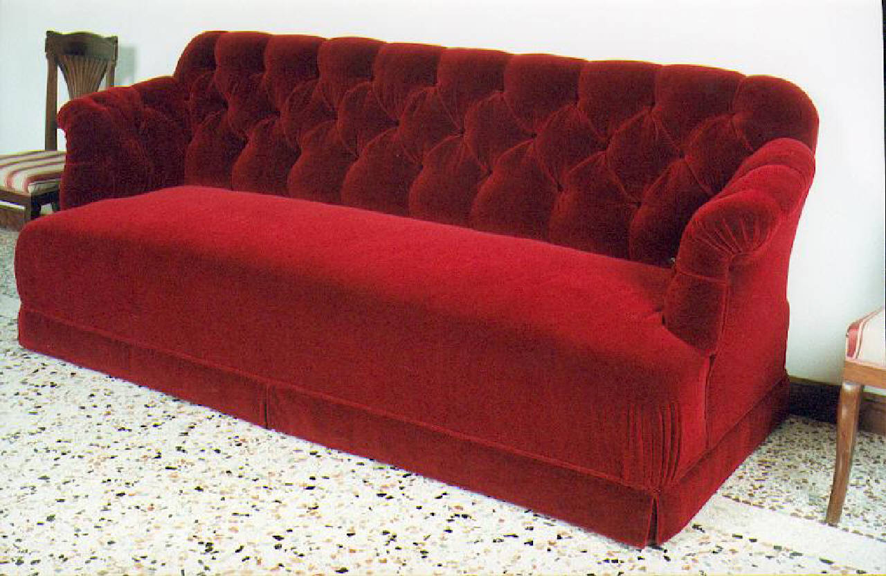 divano - bottega lombarda (sec. XIX)