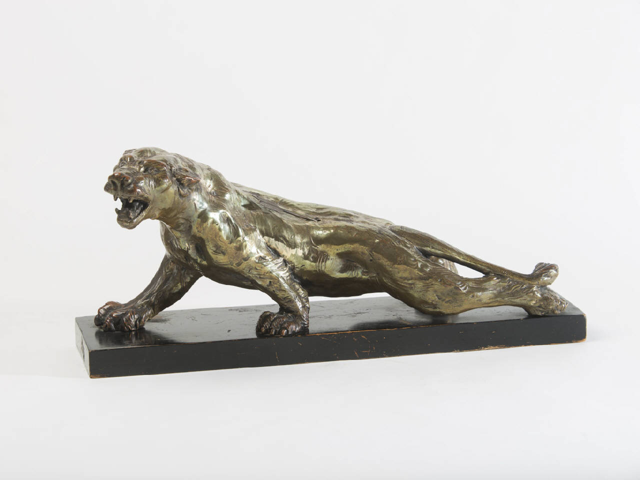 pantera ferita (scultura) - ambito lombardo (sec. XX)
