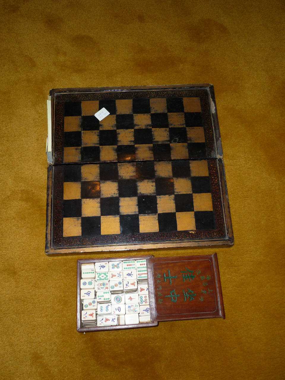 gioco da tavolo - manifattura cinese (seconda metà sec. XIX)