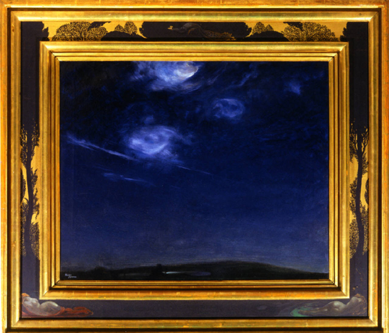 Nel sonno, paesaggio (dipinto) di Martini Alberto (primo quarto sec. XXI)