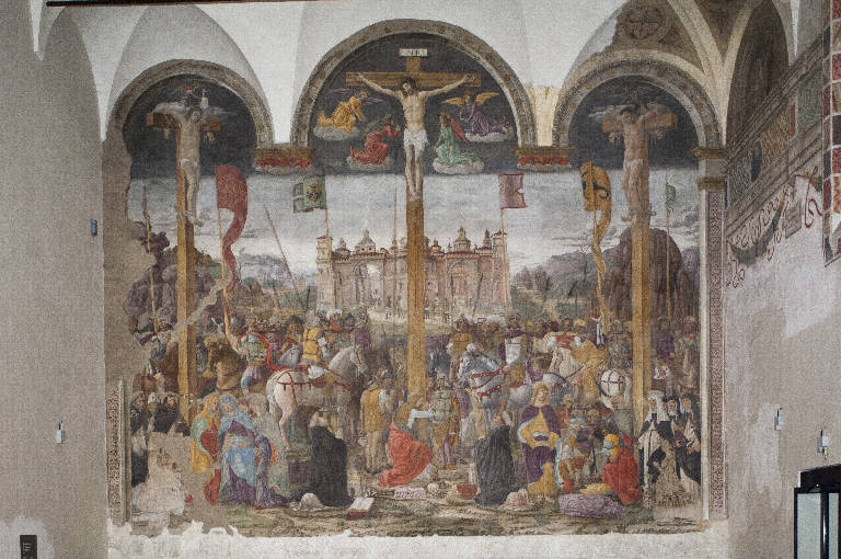 Crocifissione, Crocifissione di Cristo (dipinto) di Montorfano, Donato (sec. XV)