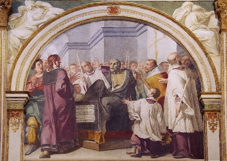 Storie della vita di san Bruno (decorazione pittorica) di Crespi, Daniele (sec. XVII)