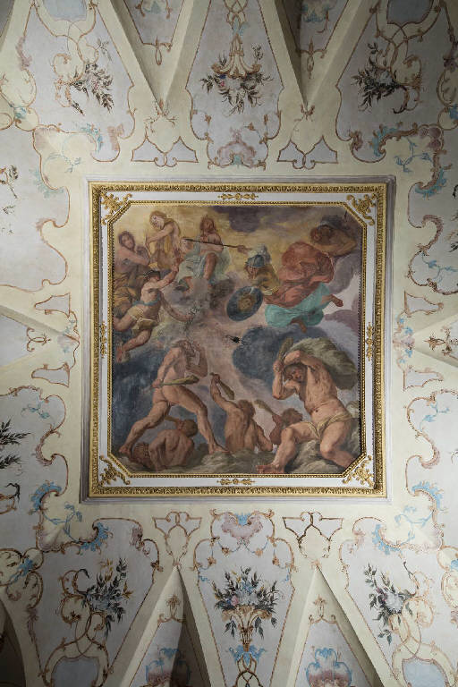 Caduta di Vulcano (dipinto) di Bianchi, Federico (fine sec. XVII)