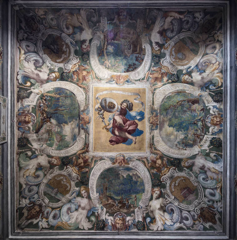Allegoria della Fortezza (dipinto) di Procaccini, Camillo; Procaccini, Carlo Antonio (fine/inizio secc. XVI/ XVII)