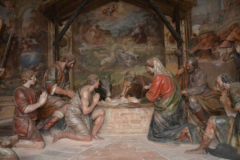 Natività di Gesù (scultura) di Silva, Francesco; Prestinari, Cristoforo (inizio sec. XVII)