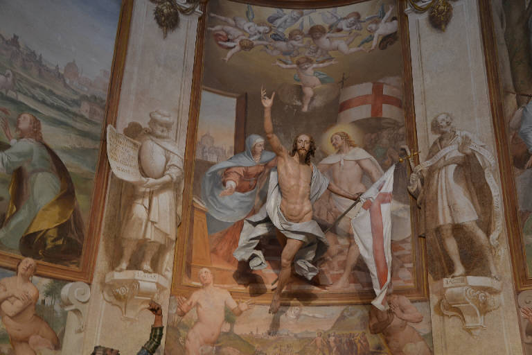 Resurrezione di Cristo (gruppo scultoreo) di Silva, Francesco (primo quarto sec. XVII)
