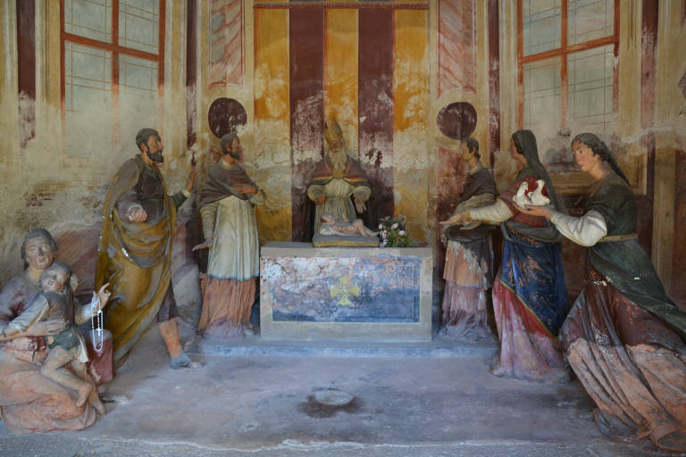 Presentazione di Gesù al tempio (gruppo scultoreo) - ambito tedesco (terzo quarto sec. XVII)