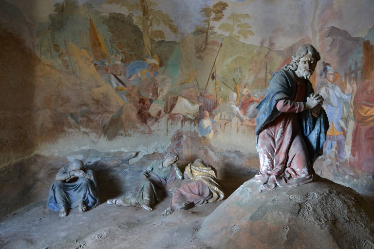 Orazione di Cristo nell'orto di Getsemani (gruppo scultoreo) di Silva, Agostino; Silva, Giovan Francesco (attribuito; attribuito) (ultimo quarto sec. XVII)