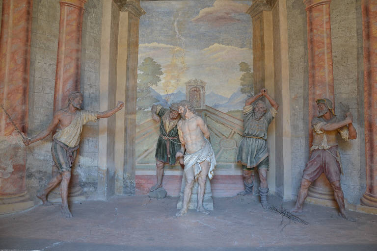 Flagellazione di Cristo (gruppo scultoreo) di Silva, Agostino (attribuito) (ultimo quarto sec. XVII)