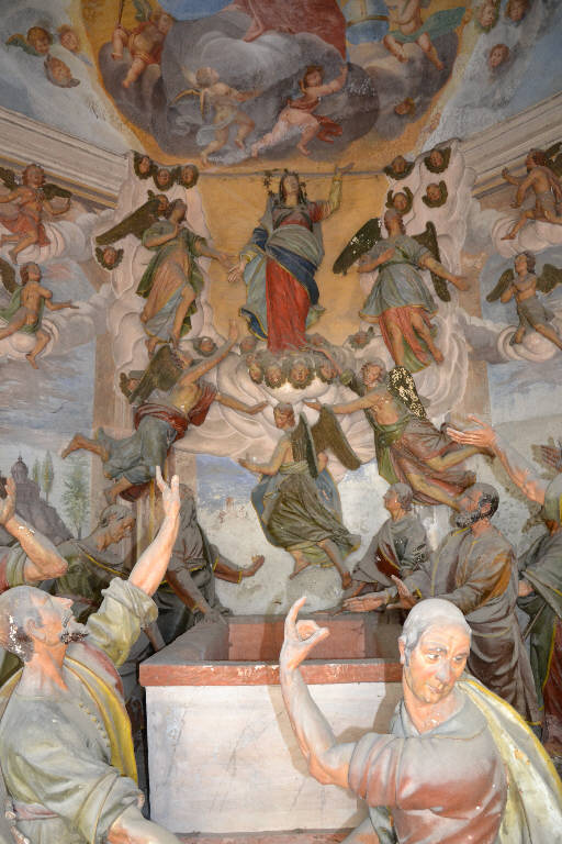 Assunzione della Madonna (gruppo scultoreo) di Silva, Francesco (terzo quarto sec. XVII)