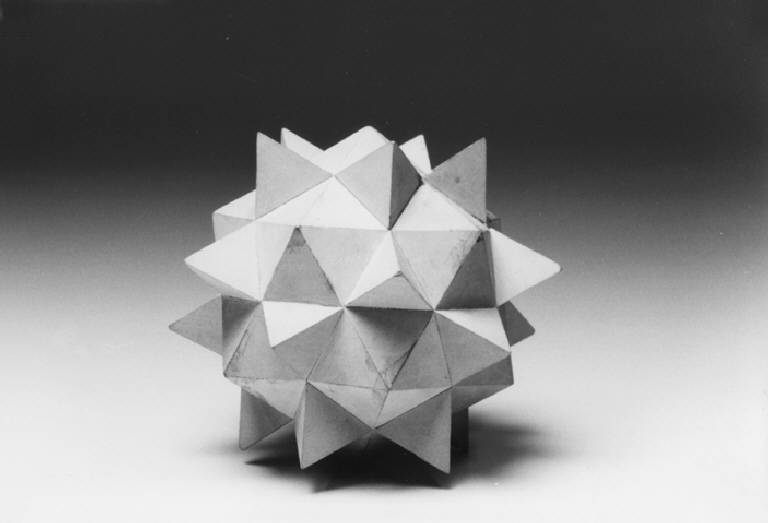solido: dodecaedro (modello) di Sacchi Giovanni (ultimo quarto sec. XX)