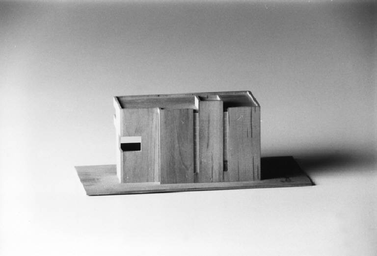 complesso residenziale (modello) di Sacchi Giovanni; Botta Mario (ultimo quarto sec. XX)