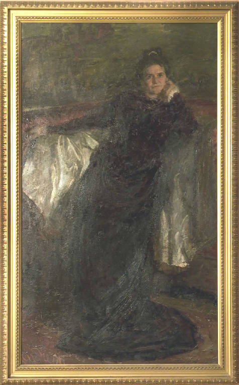Ritratto di Maria Luisa Zinelli Cogi (dipinto) di Andreoli Attilio (sec. XX)