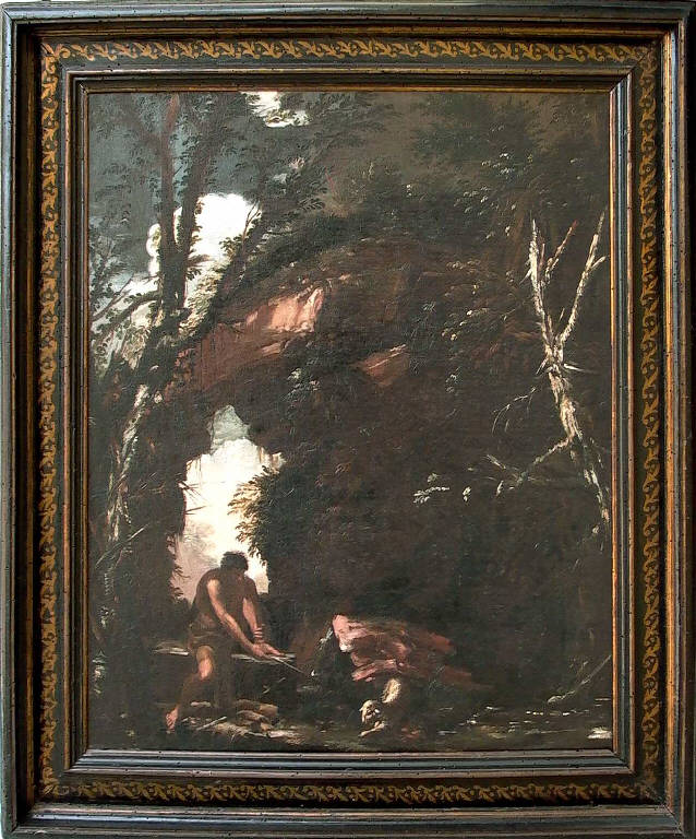 San Giovanni Battista nella foresta (dipinto) - ambito veneto (primo quarto sec. XVIII)
