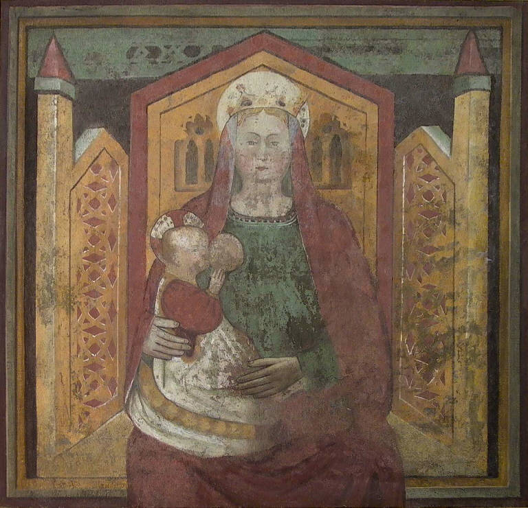 Madonna del latte (dipinto) - ambito lombardo (metà sec. XV)