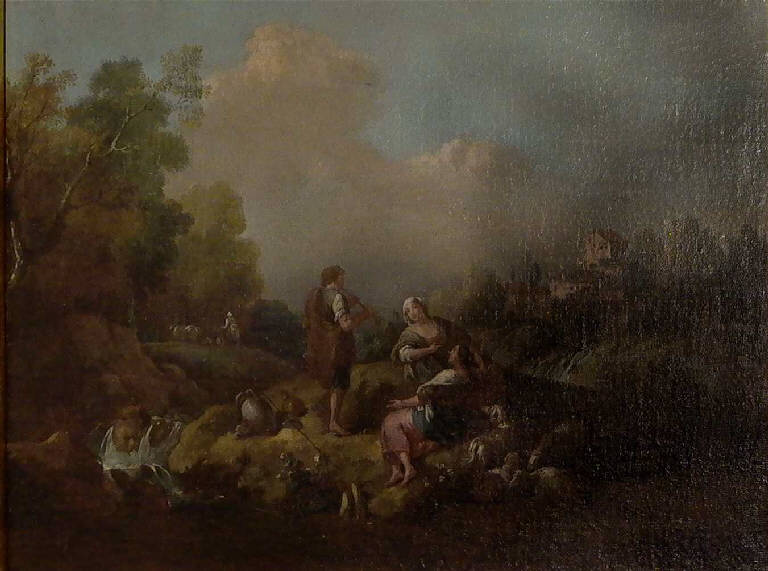Concerto campestre (dipinto) di Zuccarelli Francesco (secondo quarto sec. XVIII)