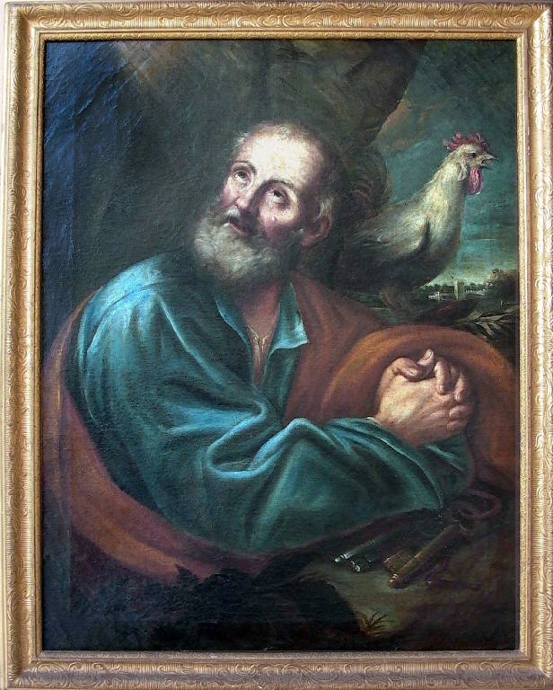 Pentimento di san Pietro (dipinto) - ambito bresciano (prima metà sec. XVIII)