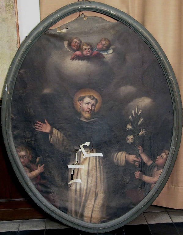 San Domenico/ Circoncisione di Gesù (dipinto) - ambito bresciano (seconda metà sec. XVII)