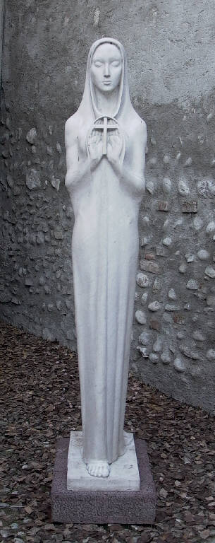 Fede, Allegoria della Fede (statua) di Repossi Pietro (metà sec. XX)