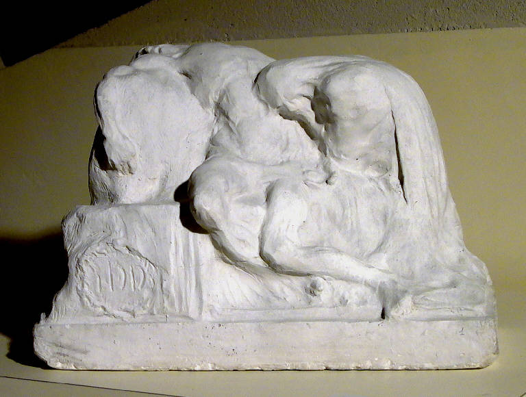 Deposizione (gruppo scultoreo) di Borsato Tullio (primo quarto sec. XX)