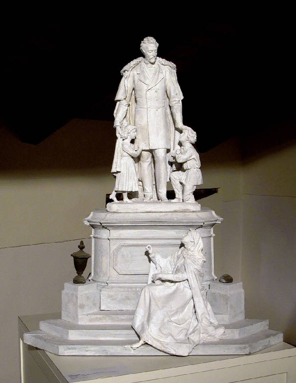 Monumento sepolcrale dei fratelli Bettolini (gruppo scultoreo) di Ricci Antonio (ultimo quarto sec. XIX)