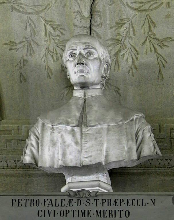 Ritratto di don Pietro Faglia (busto) di Ricci Antonio (secondo quarto sec. XX)