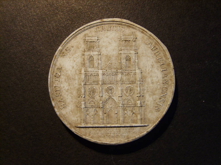 Facciata della cattedrale d'Orléans (calco) - ambito italiano (prima metà sec. XIX)