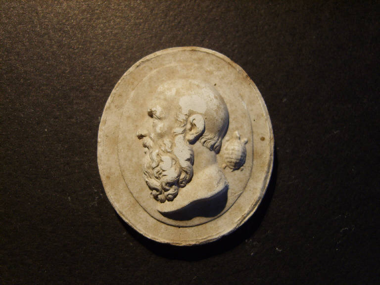 Ritratto di Zenone di Elea, filosofo greco (calco) - ambito italiano (prima metà sec. XIX)