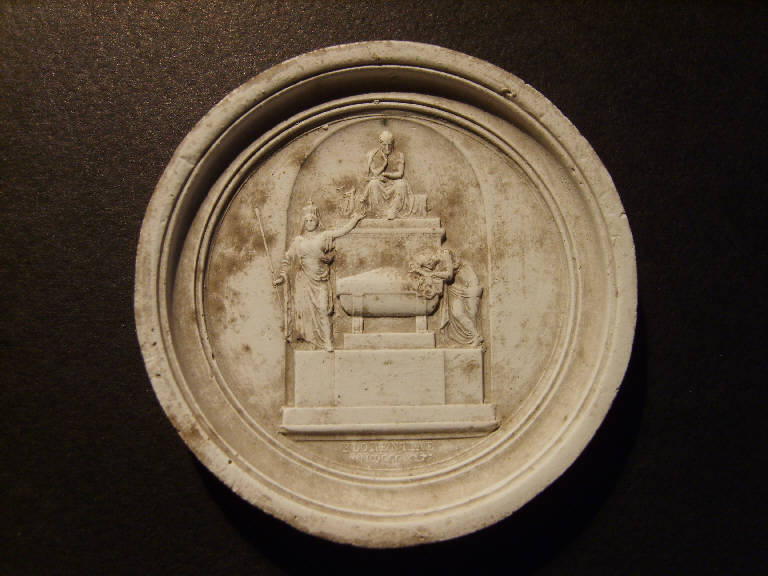 Monumento funebre per Dante Alighieri (calco) - ambito italiano (prima metà sec. XIX)
