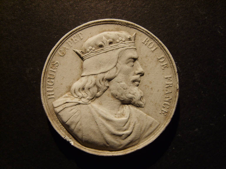 Ritratto di Ugo Capeto re di Francia (calco) - ambito italiano (sec. XIX)
