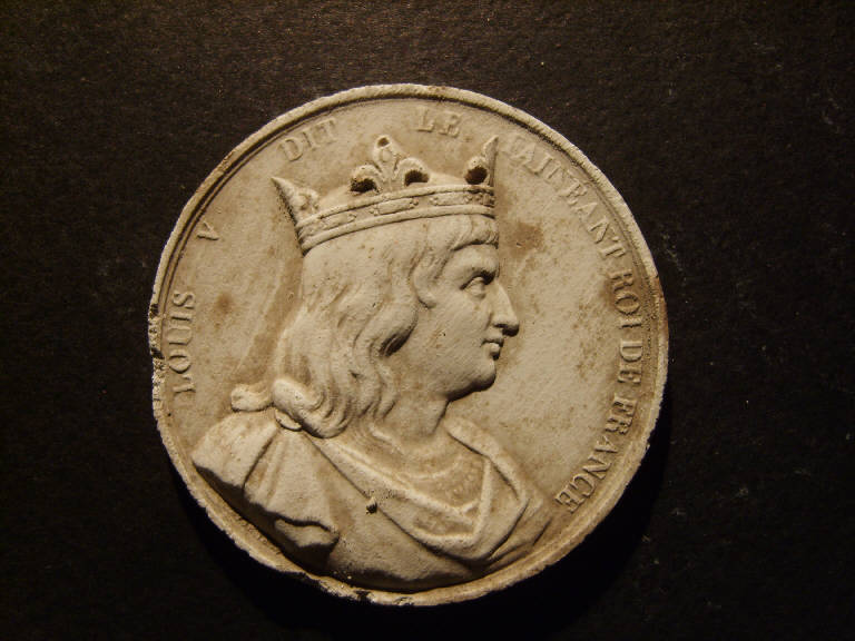 Ritratto di Luigi V re di Francia (calco) - ambito italiano (sec. XIX)