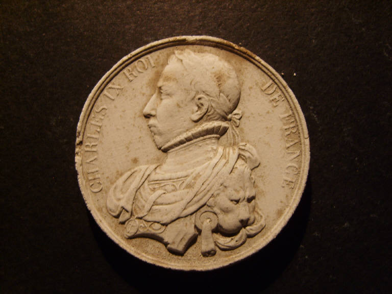 Ritratto di Carlo IX re di Francia (calco) - ambito italiano (sec. XIX)