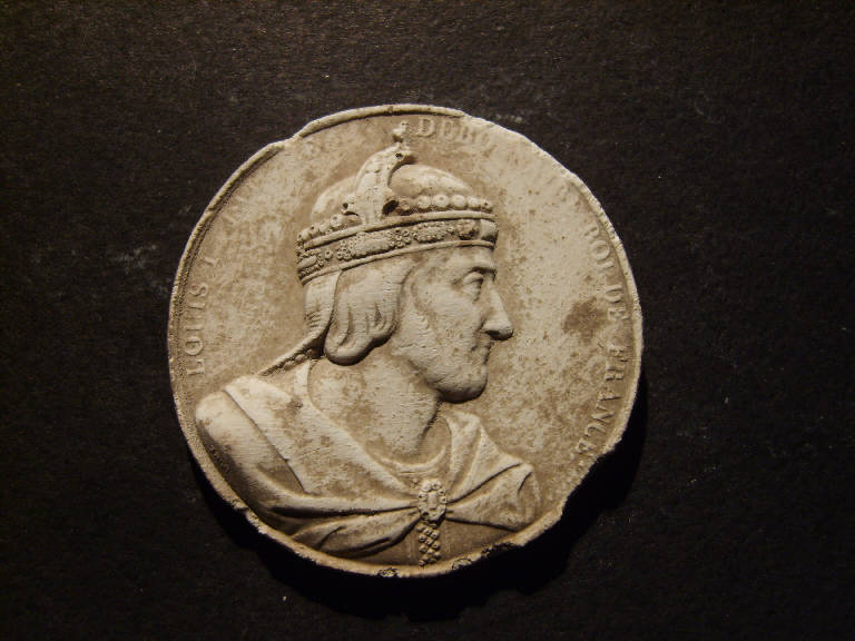Ritratto di Luigi I re di Francia (calco) - ambito italiano (prima metà sec. XIX)