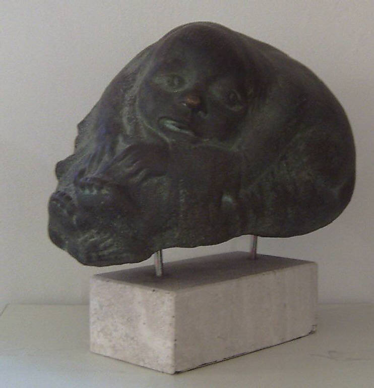 Putto, Putto (scultura) di Pelati Vittorio (metà sec. XX)
