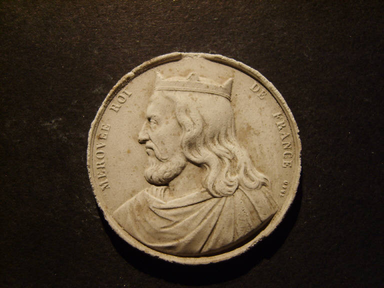 Ritratto di Meroveo re di Francia (calco) - ambito italiano (sec. XIX)
