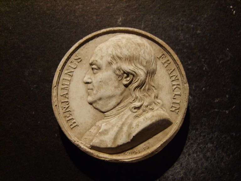 Ritratto di Benjamin Franklin (calco) - ambito italiano (prima metà sec. XIX)