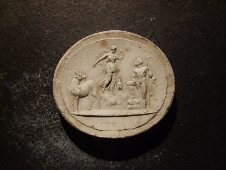 Giunone pone Argo a guardia di Io (calco) - ambito italiano (prima metà sec. XIX)