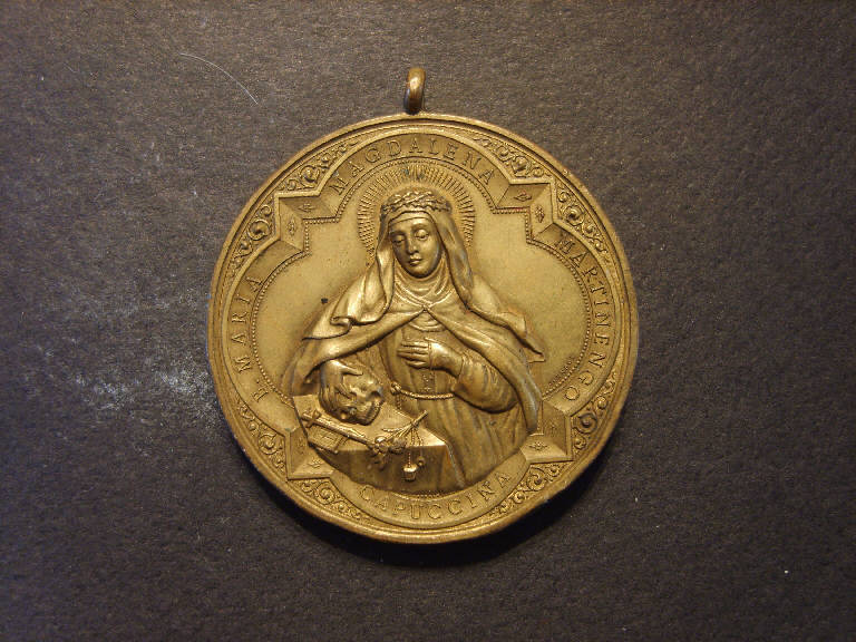 Beata Maria Maddalena Martinengo/ Madonna immacolata (medaglia) - ambito italiano (primo quarto sec. XX)