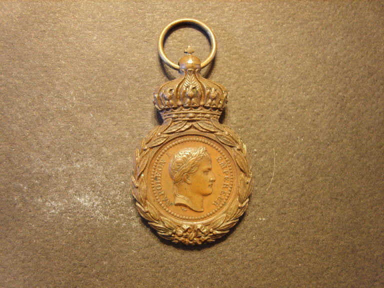 Ritratto di Napoleone Bonaparte (medaglia) - ambito italiano (sec. XIX)