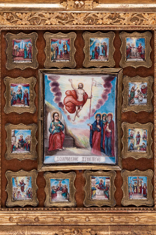 Dodici grandi feste, Dodici grandi feste (icona) - scuola russa di Rostov (seconda metà sec. XIX)
