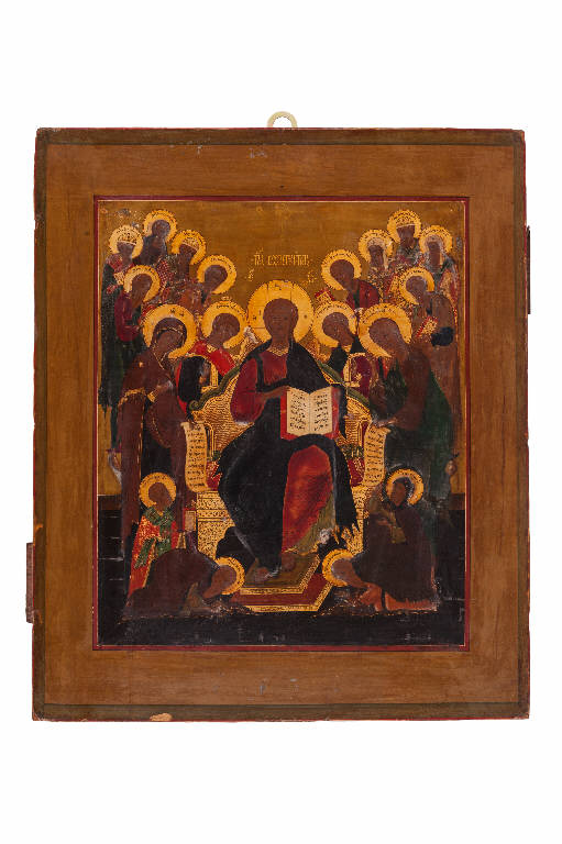 Deesis delle Solovskij, Deesis delle Solovskij (icona) di Balabarov, Laverentin (attr.) - scuola russa centrale (terzo quarto sec. XIX)