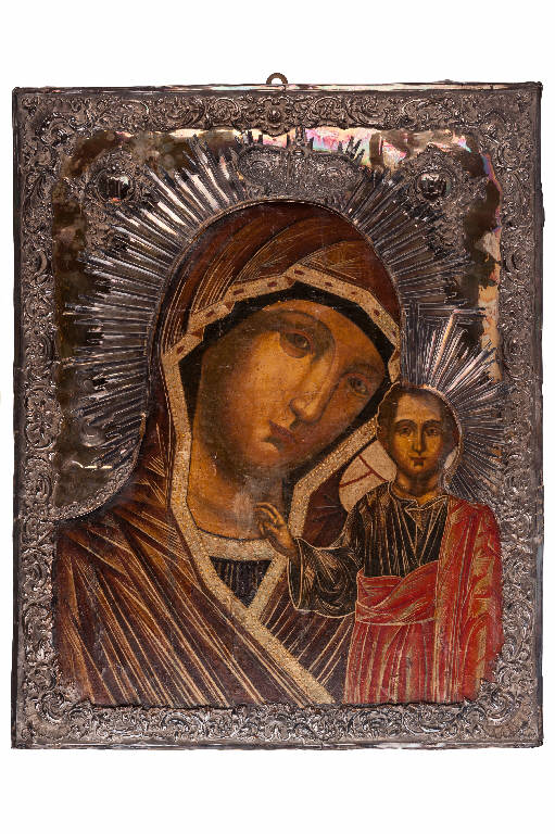 Madre di Dio di Kazan, Madre di Dio di Kazan (icona) di Nikolajevitsch Mitin, Alexander; HE - scuola russa moscovita (fine||inizio sec. XVII||sec. XVIII)